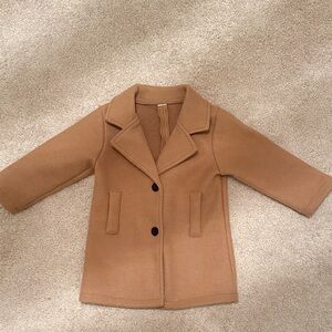 Classic Tan Kids Coat